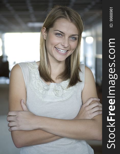 Beautiful portrait of young woman