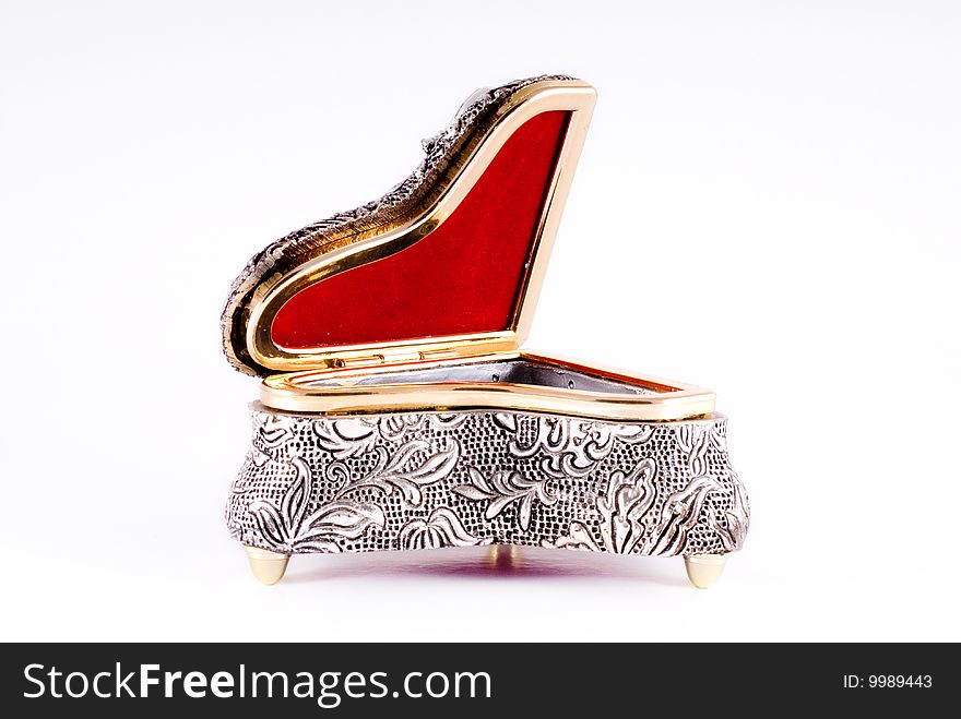 A jewelry box from silver