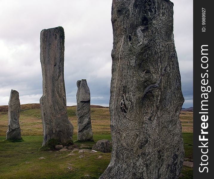 Callanish standing stones in scotland