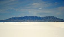 A View Of The San Andres Mountains And White Sands Stock Photos