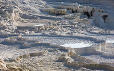 Terraces In Pamukkale Royalty Free Stock Images