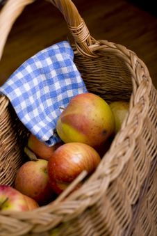 Apples In Wooden Pan Stock Photo Apples In Wooden Pan Stock Photo