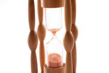 Sand-glass On A White Royalty Free Stock Image Sand-glass On A White Royalty Free Stock Image