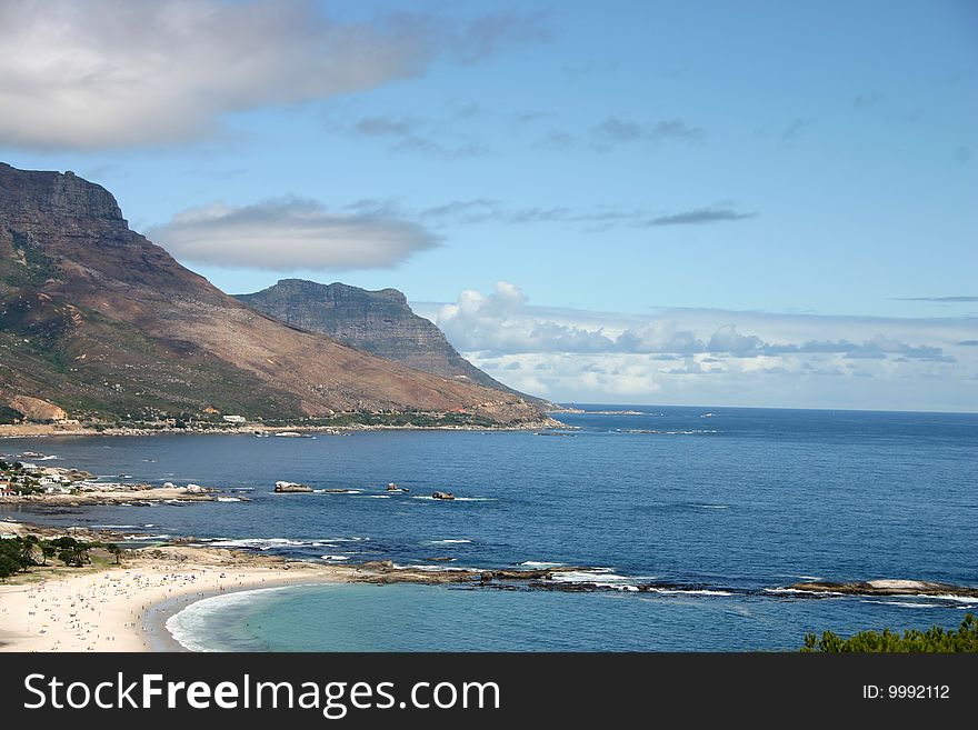 Camp's Bay near Cape Town, in the Western Province of South Africa