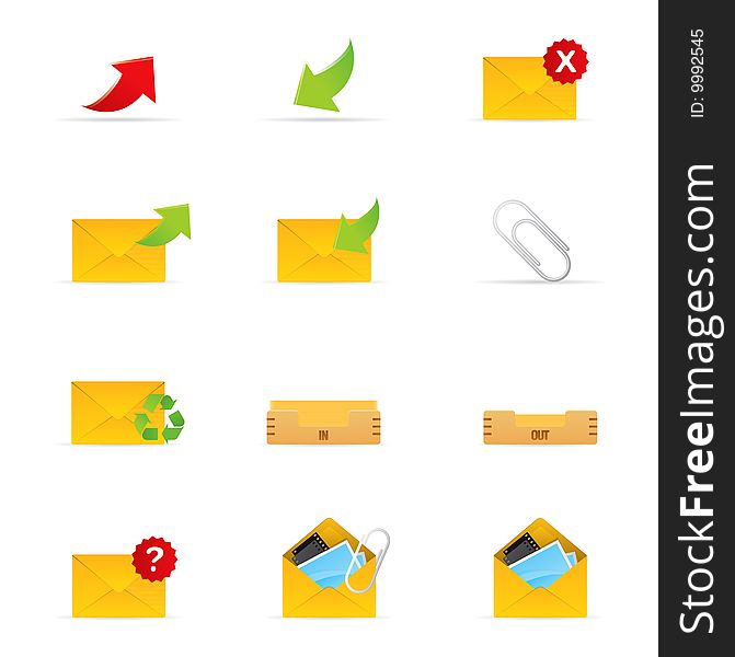 Vector Mail Icon Set 1