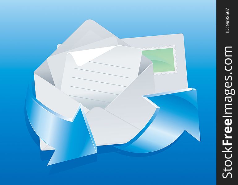 Mail Vector Illustration Icon 1. Mail Vector Illustration Icon 1