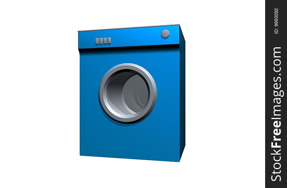 A washer on white background.