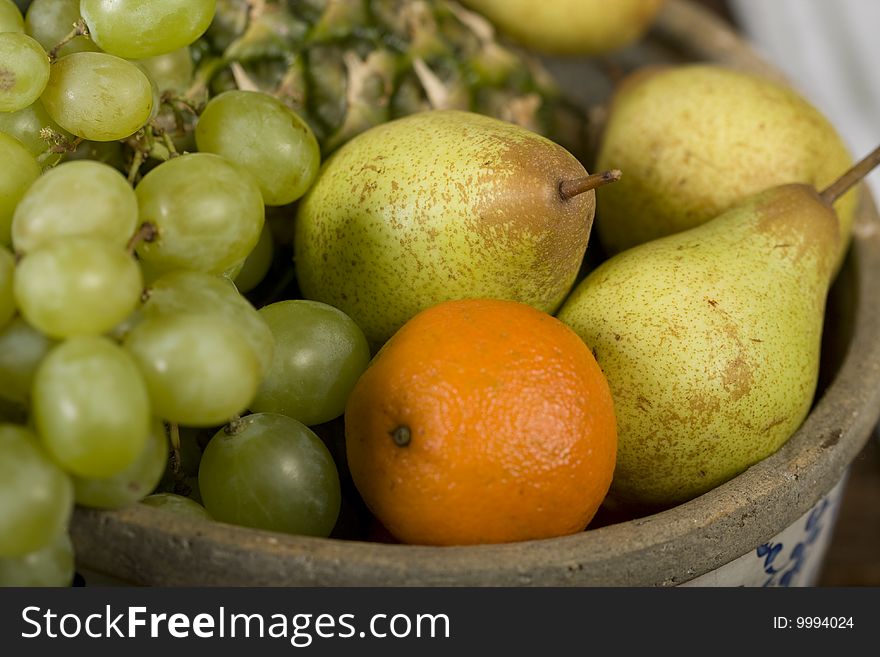 Basket full of fruits