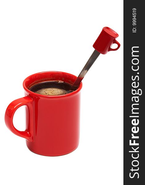 Red Mug From Coffee