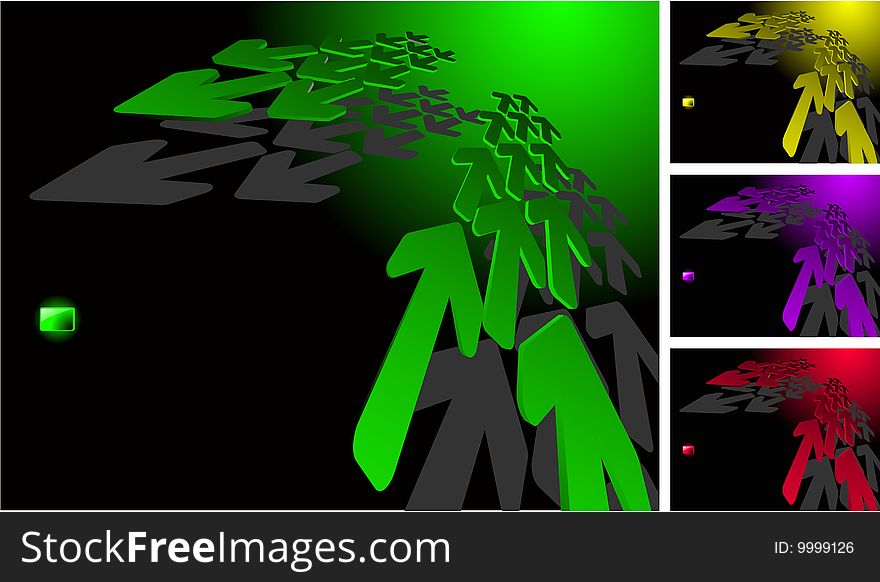 The color vector abstract background