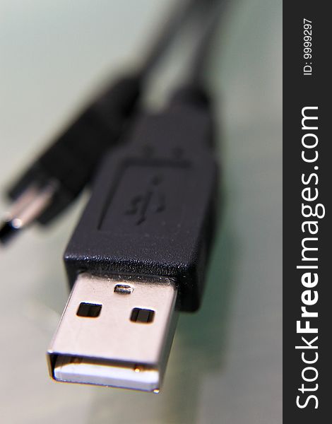 Two sizes Usb cable connector