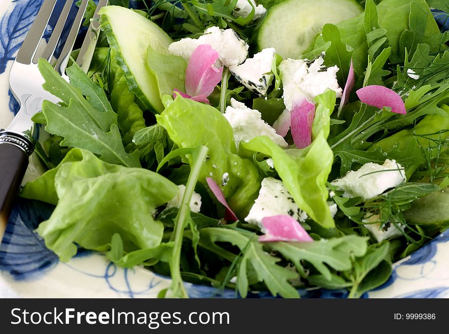 Rose Petal Salad