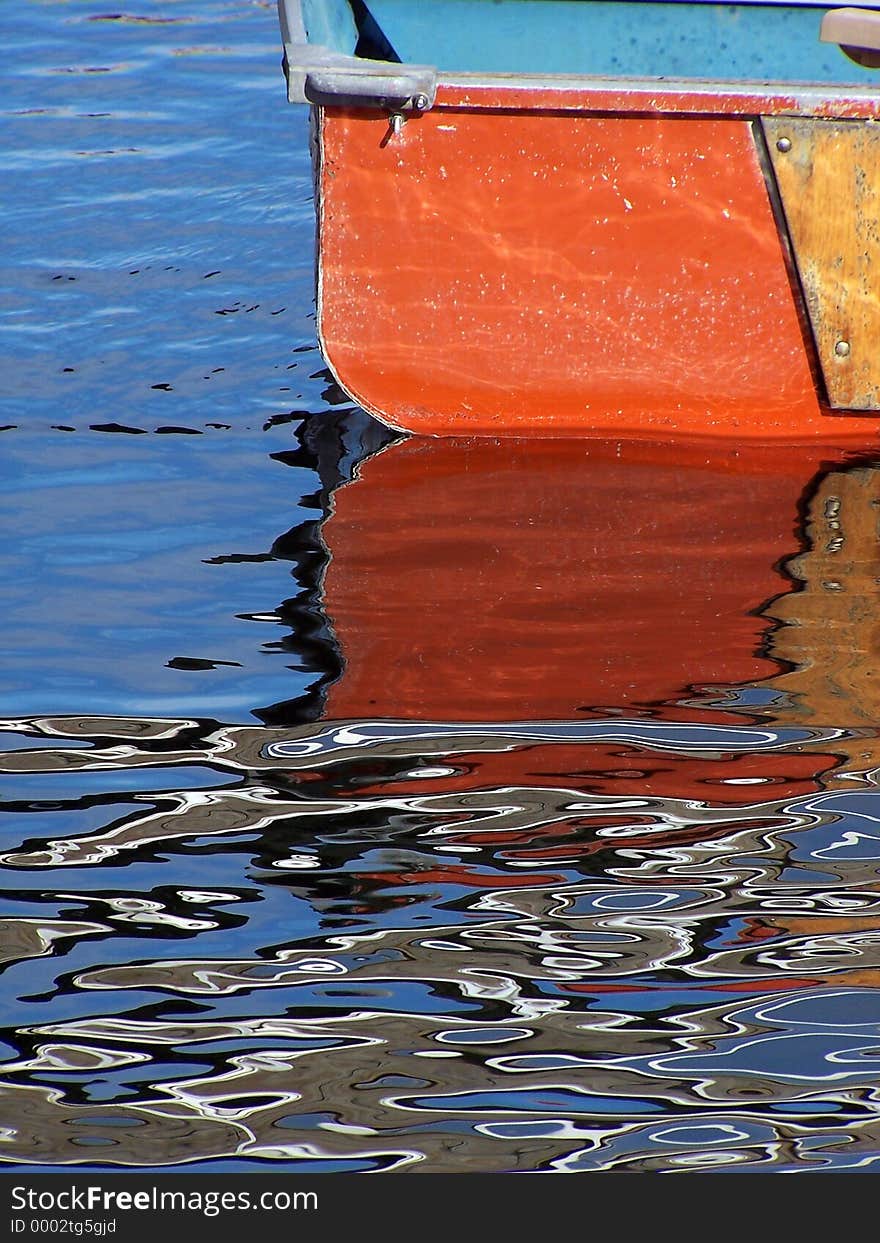 Orange Rowboat