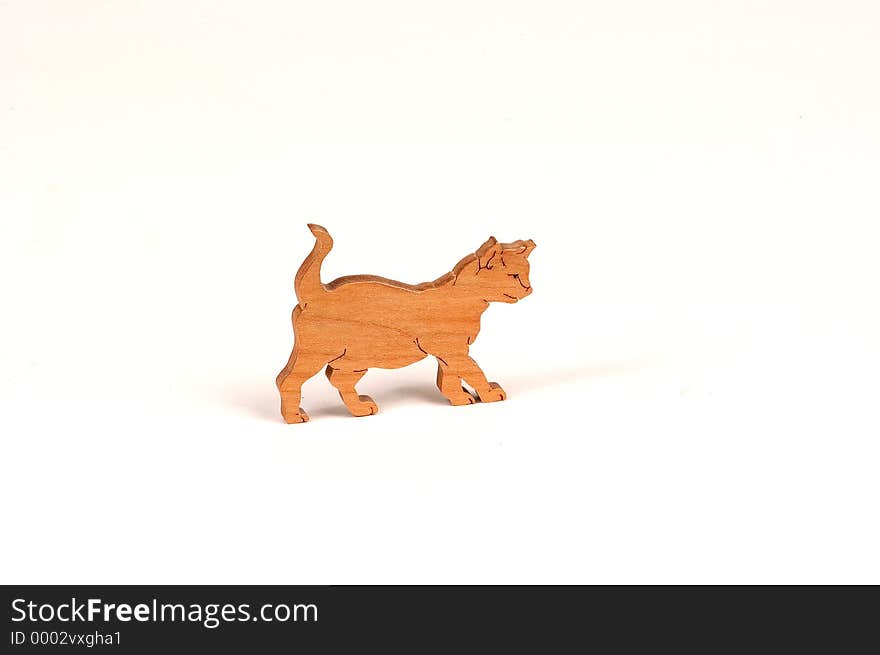 Wooden Cat