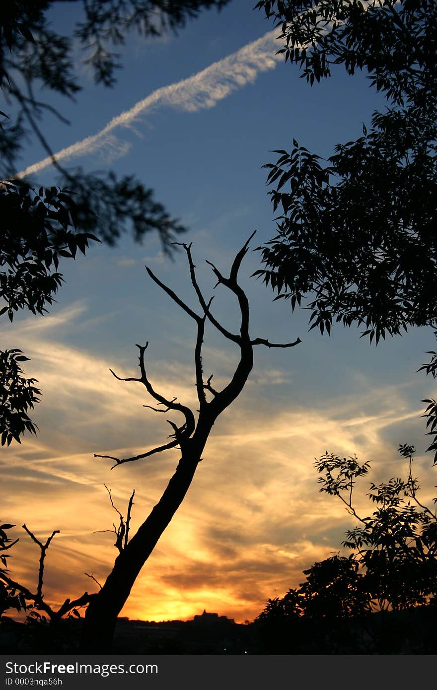 An untouched [as are all my sunsets] image of last night's setting sun over Branson MO USA. An untouched [as are all my sunsets] image of last night's setting sun over Branson MO USA