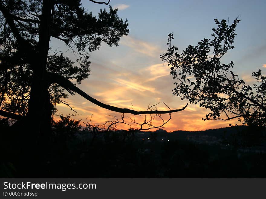 An untouched picture of last night's sunset over Branson MO USA. An untouched picture of last night's sunset over Branson MO USA