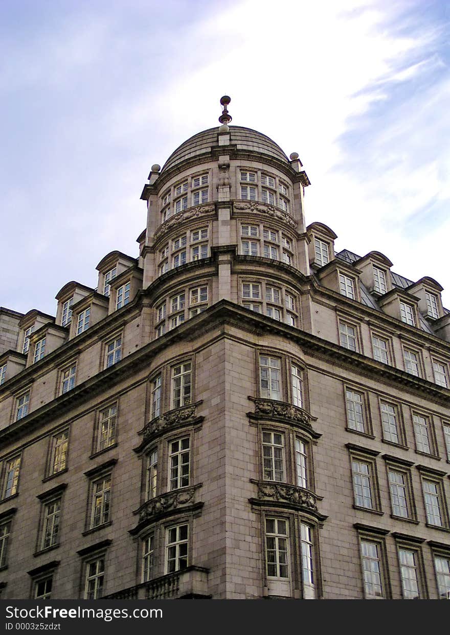 Old building on The Strand, London. Old building on The Strand, London.