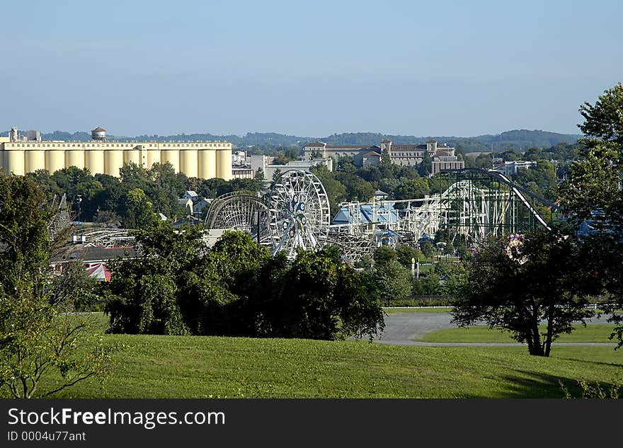 Photo of an Amusement Park.