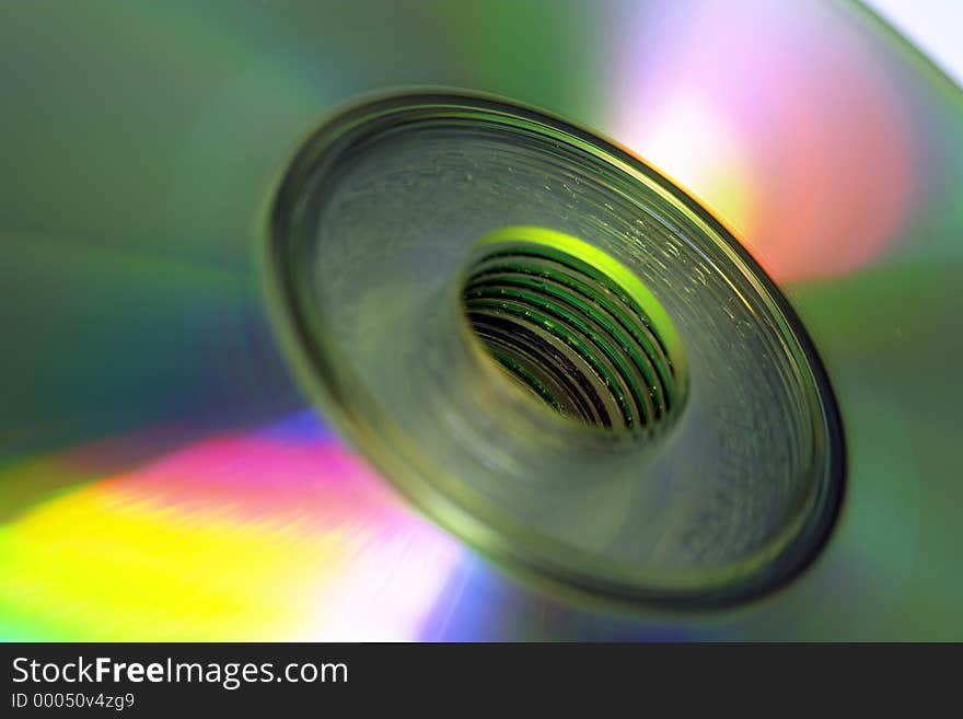 Close-up of cd-rom