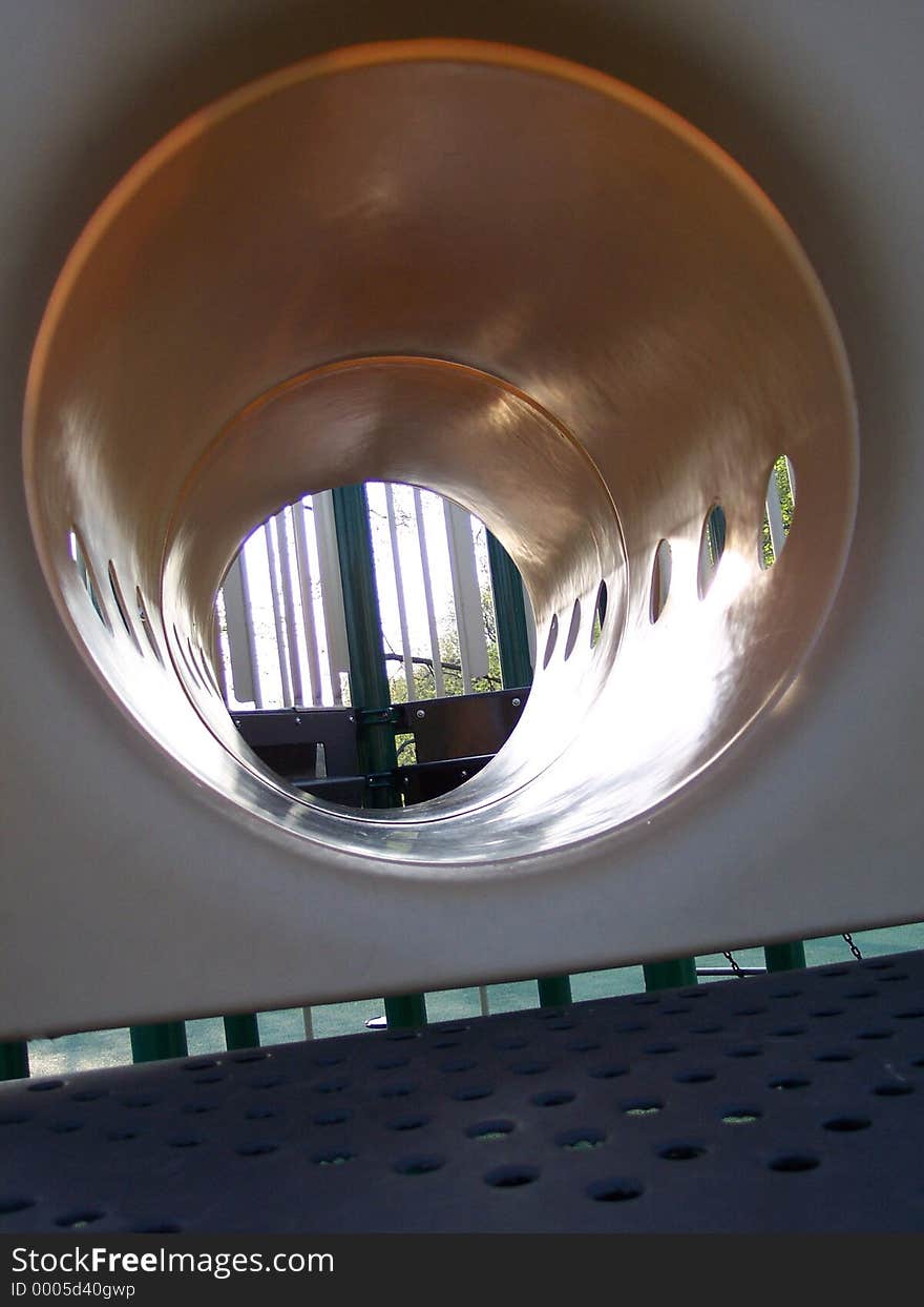 A shot I took of a playground tunnel