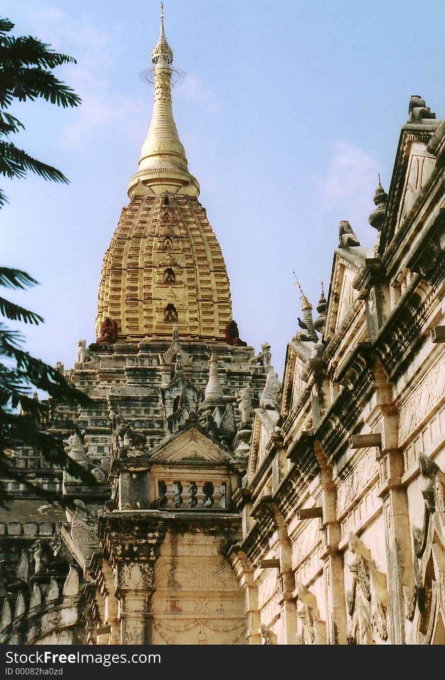 10th century temple in Myanmar, Asia. 10th century temple in Myanmar, Asia