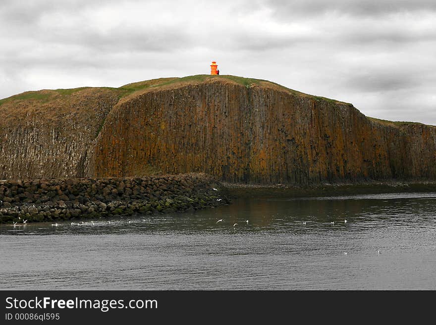 Lighthouse on a viewpoint