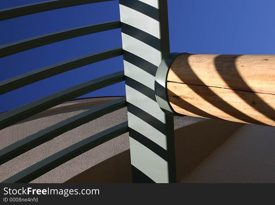 Architectural detail with shadows. Architectural detail with shadows