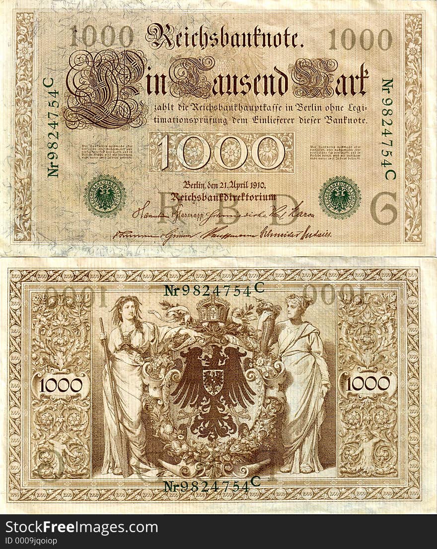 Old German money 1