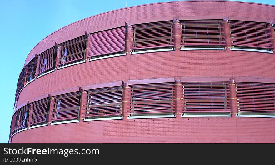 Red building