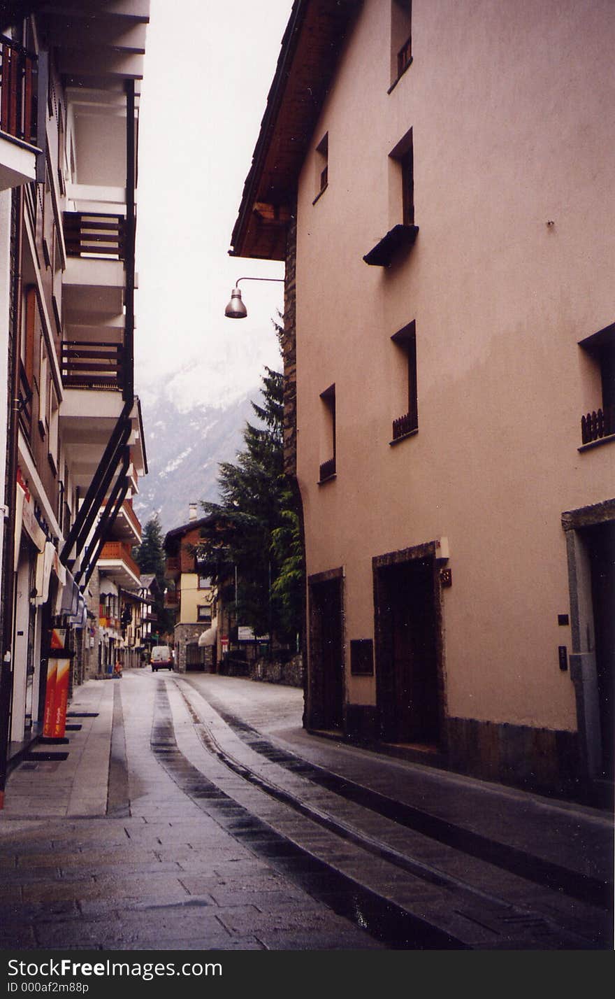 One way street -Val d Aosta, Italy