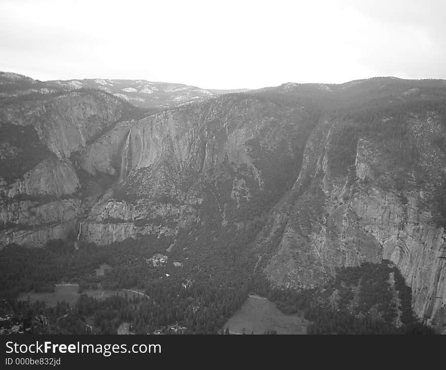 Galcier Point Look Out in Yosemite National Park