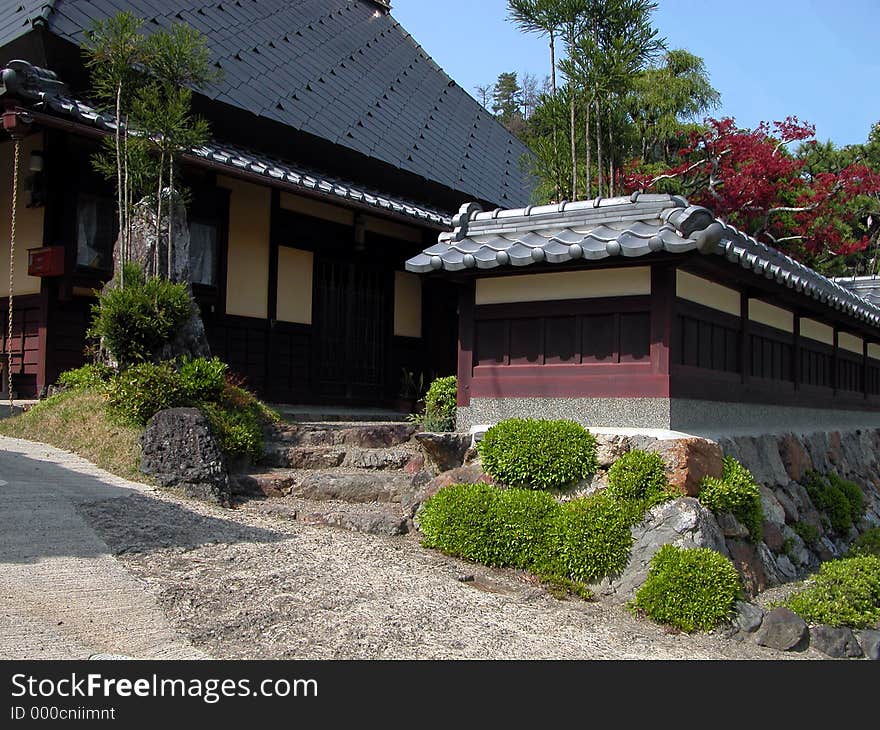 A traditional Japanese house-a very useful image for an estate agency in my opinion.