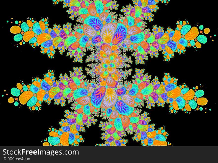 Image done in Photoshop, creatin the illusion of a Flower - computer generated. Image done in Photoshop, creatin the illusion of a Flower - computer generated