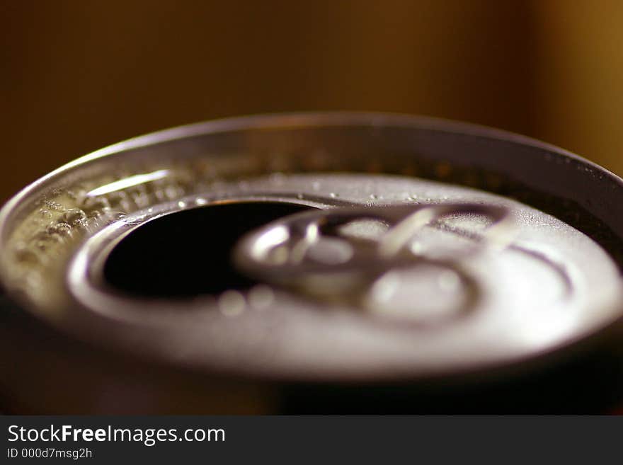 Macro shot of open lid of a beer can. Macro shot of open lid of a beer can.