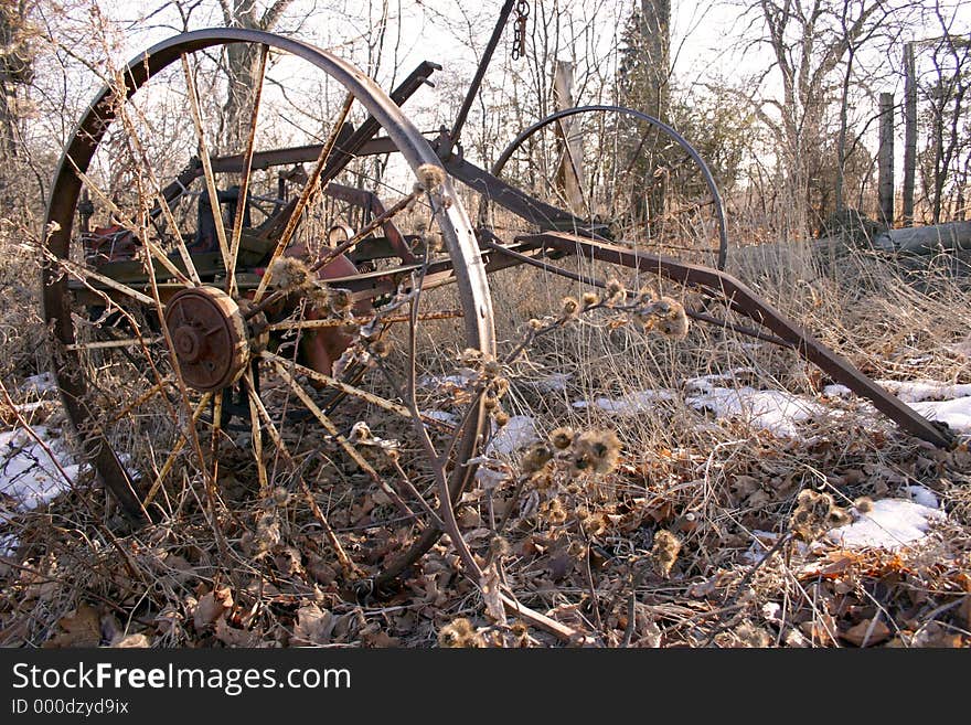 Rusty wheel