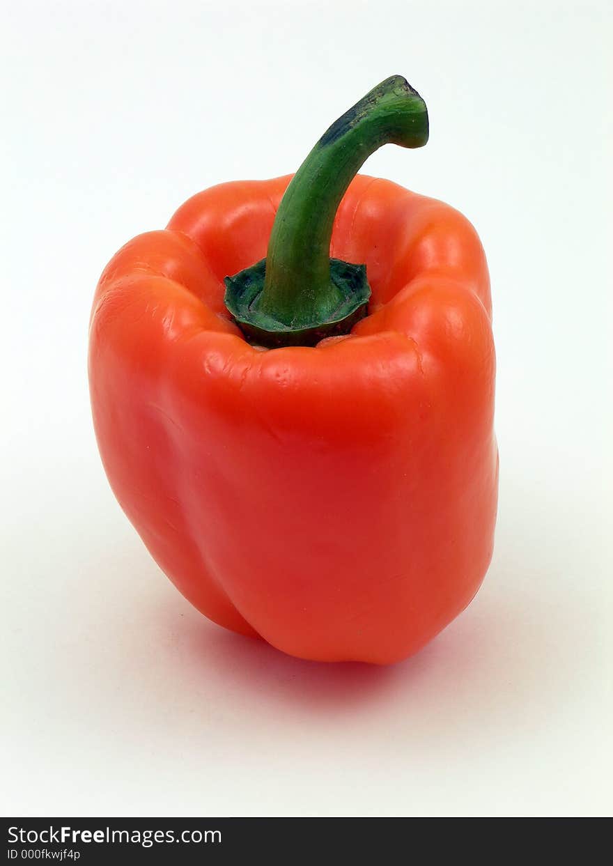 Single Orange Pepper