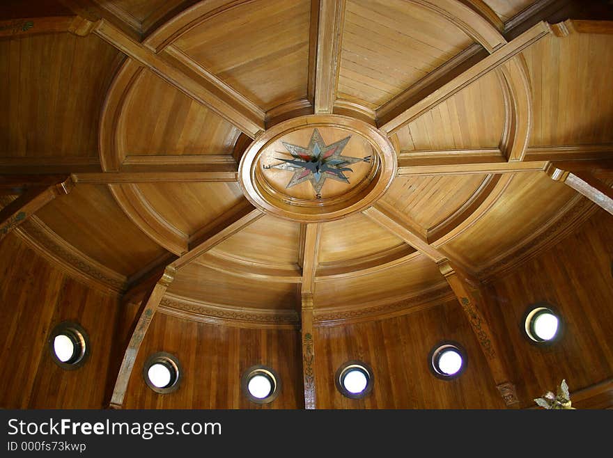 Circular Room with Compass