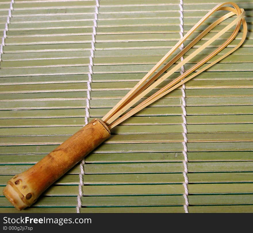 Tea bamboo whisk