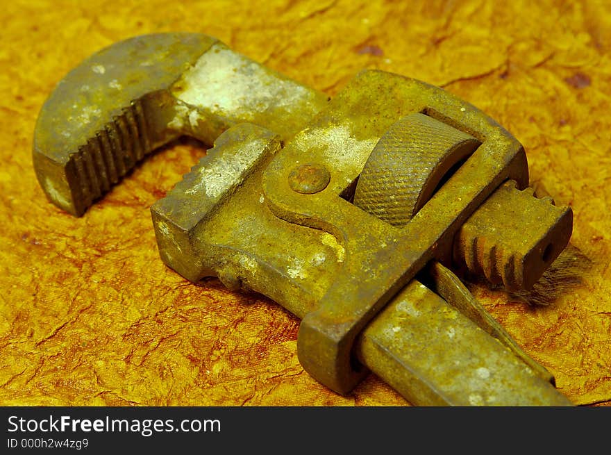 Photo of a Rusty Pipe Wrench