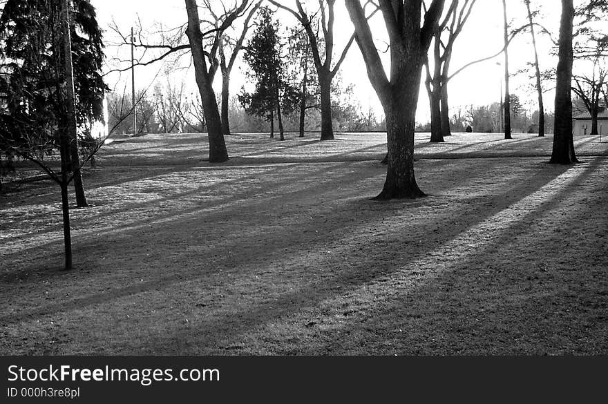 City Park in Greeley Colorado. City Park in Greeley Colorado