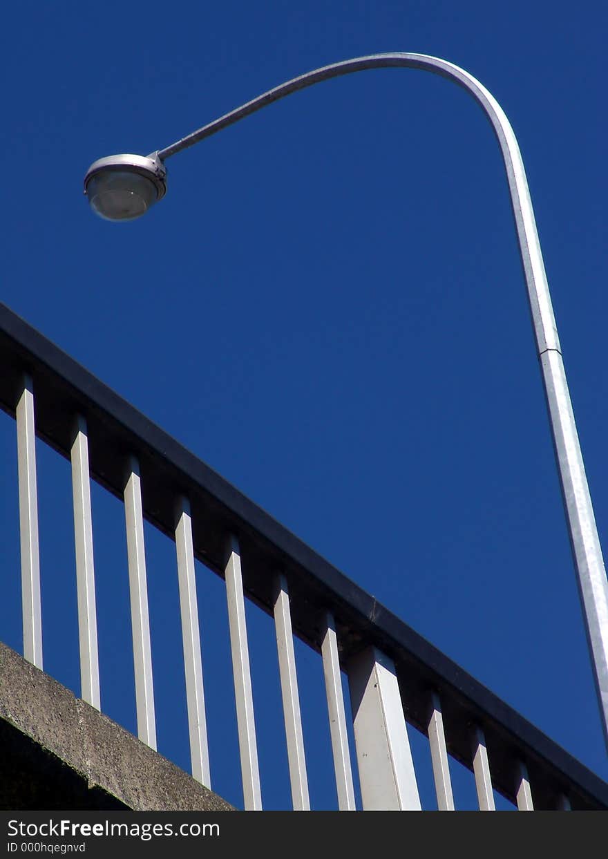 Light Pole on Bridge