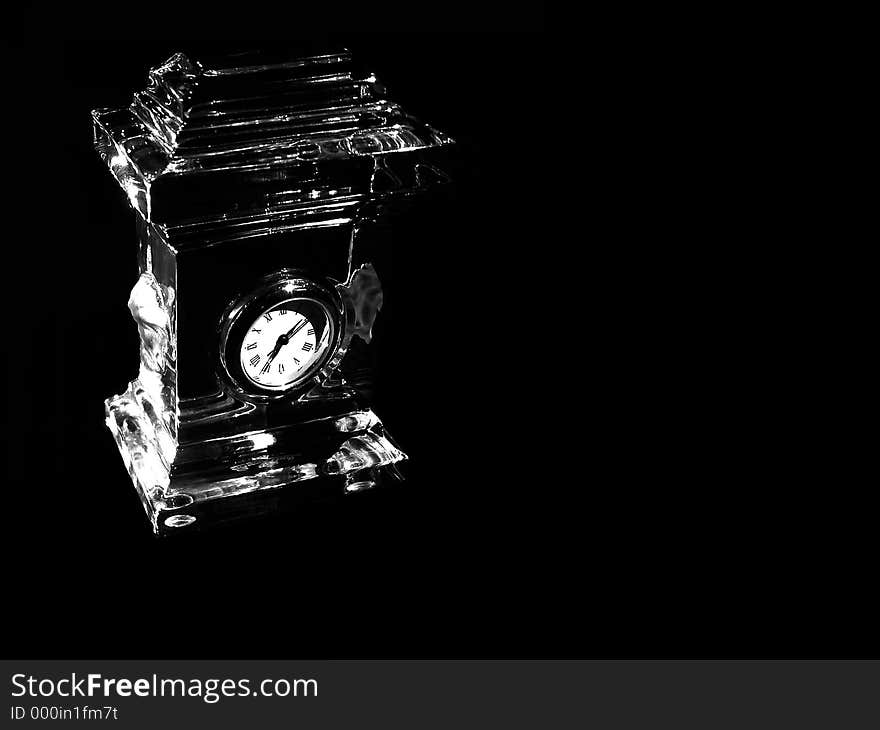 Old Clock with Roman Letters. Old Clock with Roman Letters