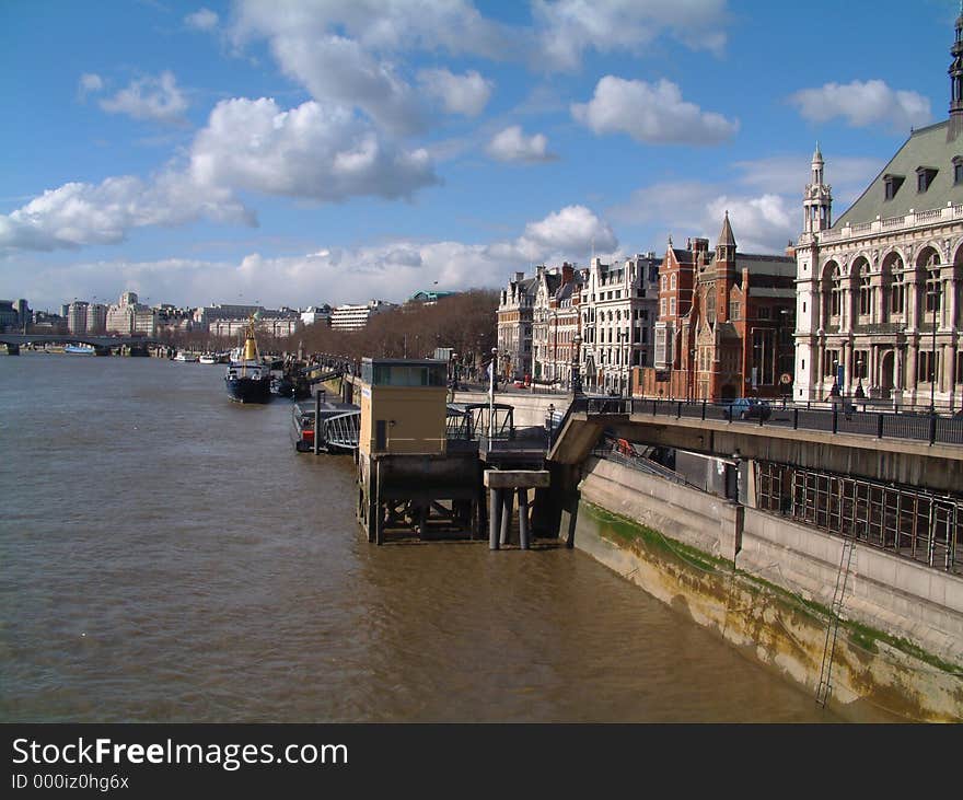 This is one of many wonderful views of the River Thames that runs through central London. This is one of many wonderful views of the River Thames that runs through central London.