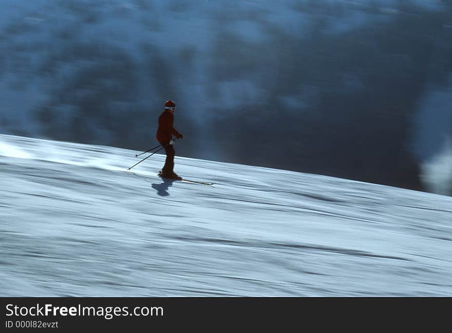 Skier in action 4