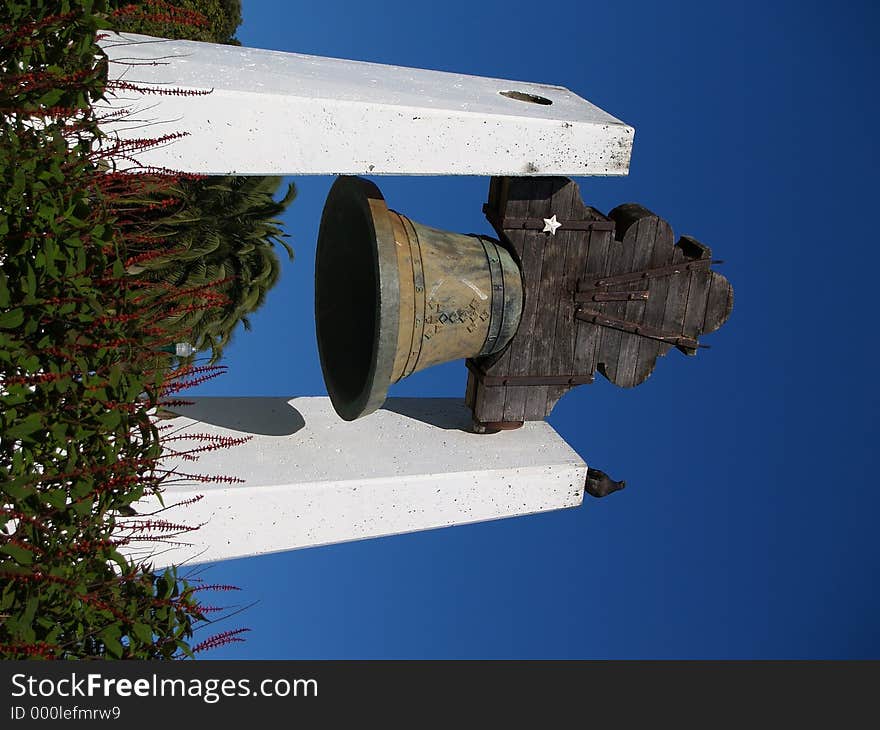 Original bell from Mission Dolores. Original bell from Mission Dolores