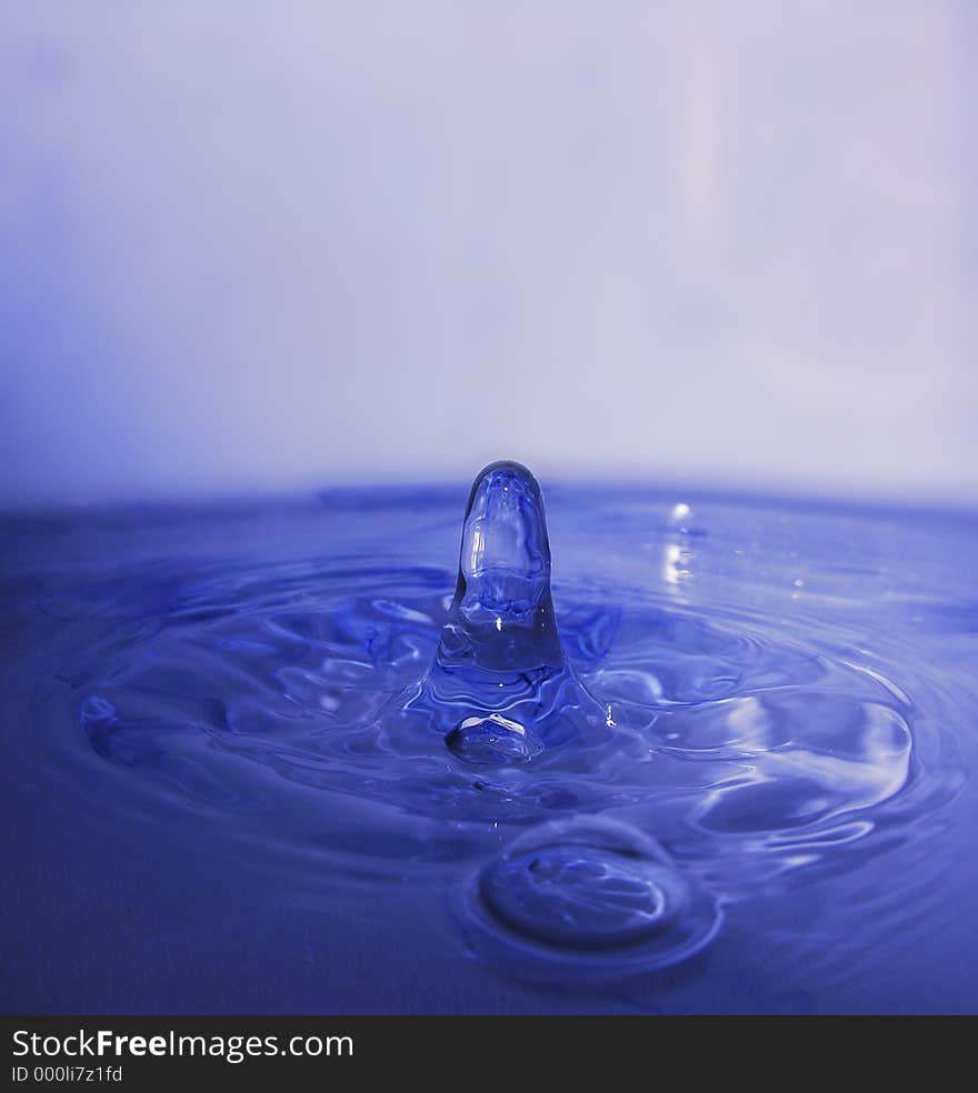 Close up shot of water drop