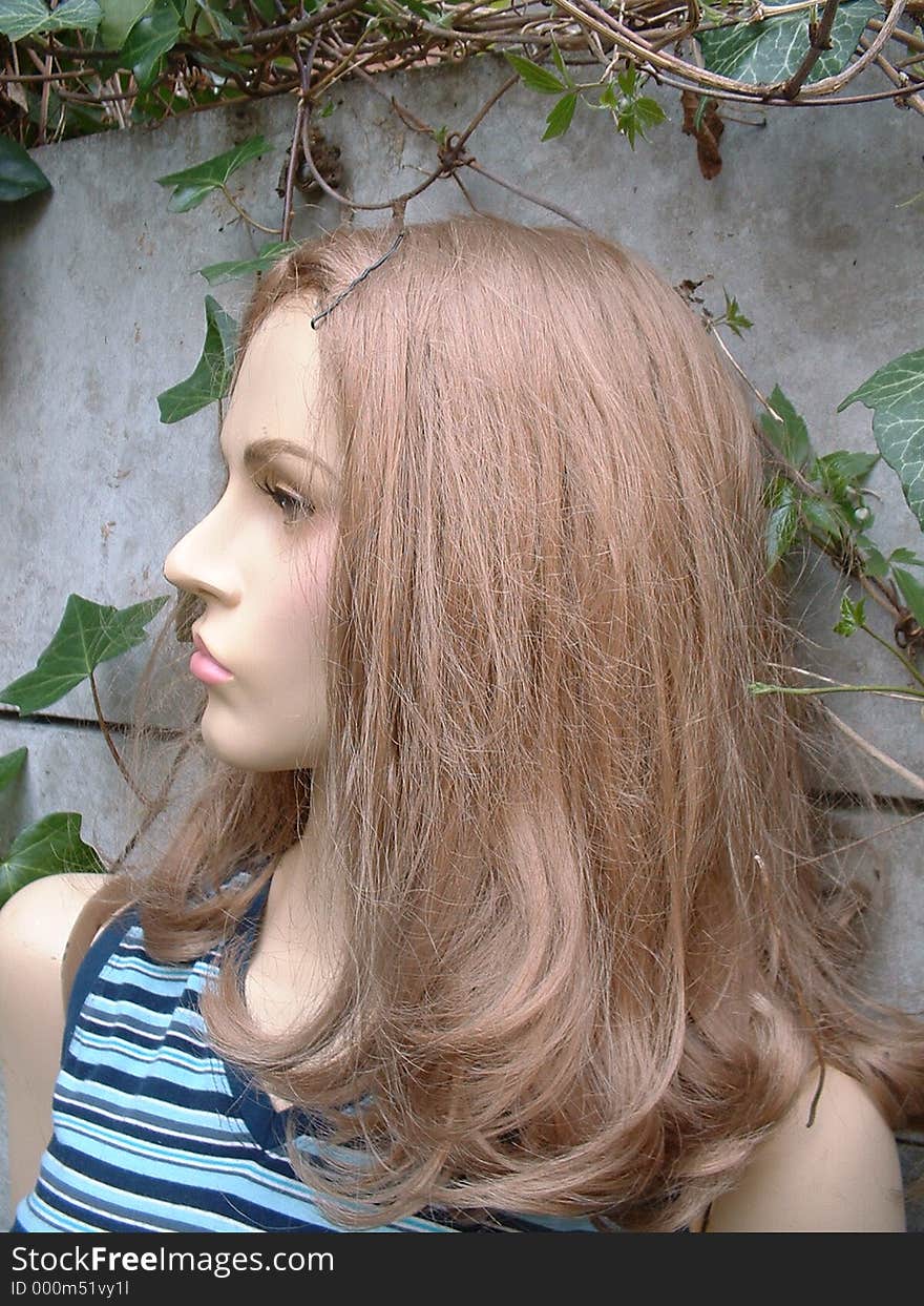 Female mannequin head