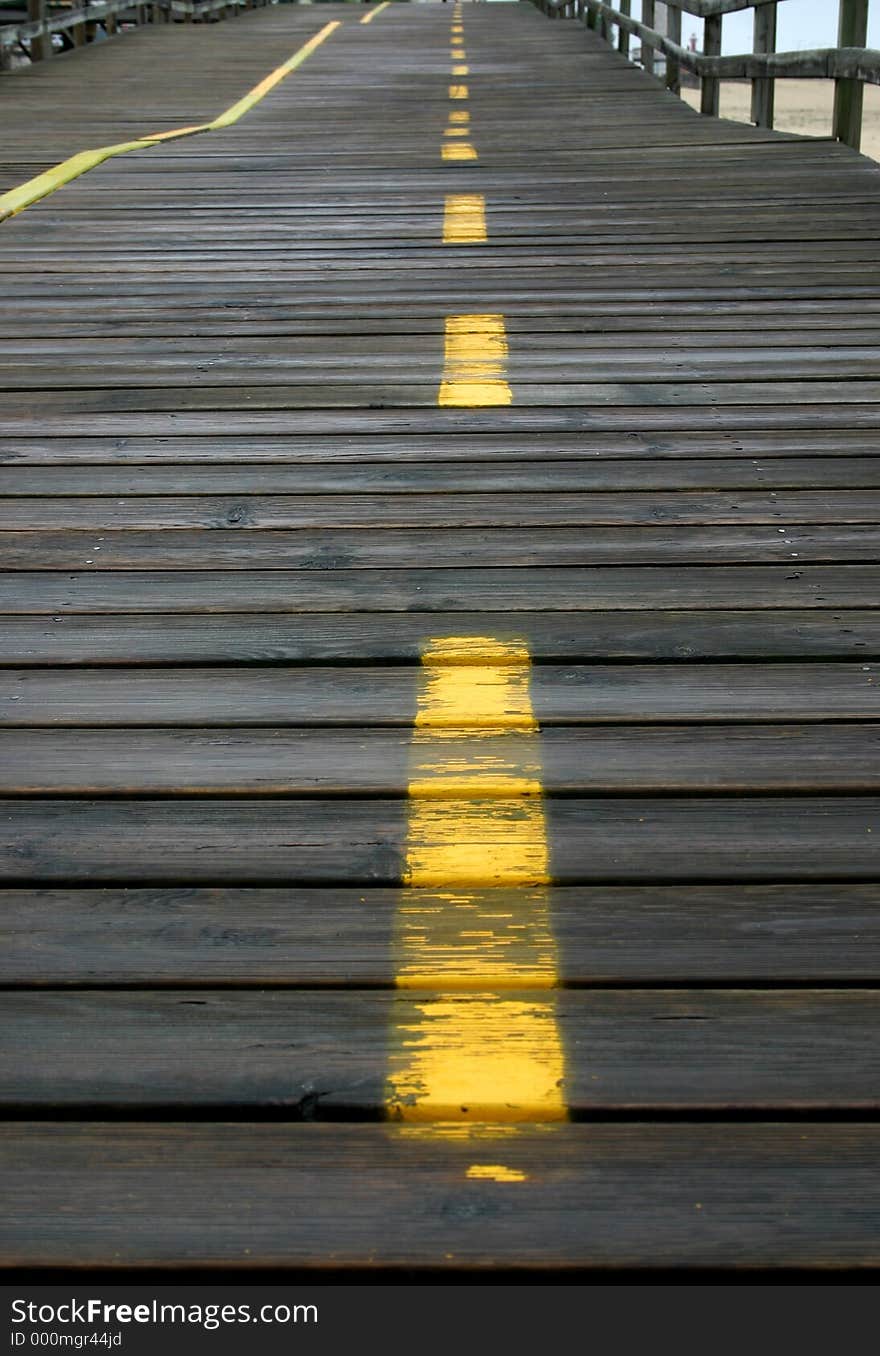 Walk step by step near the ocean. Walk step by step near the ocean