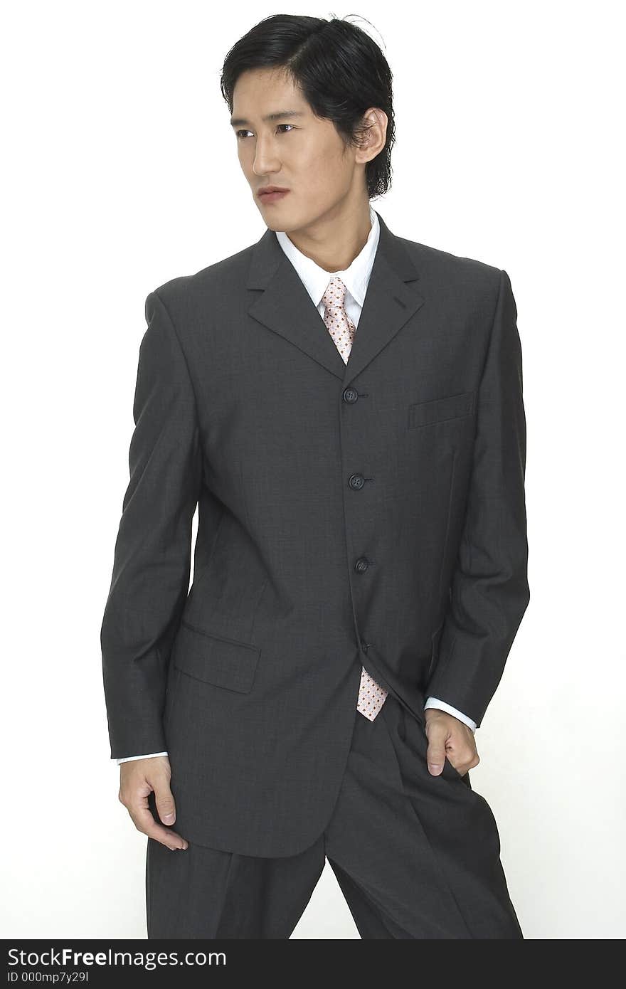 A smart and sophisticated asian businessman. A smart and sophisticated asian businessman