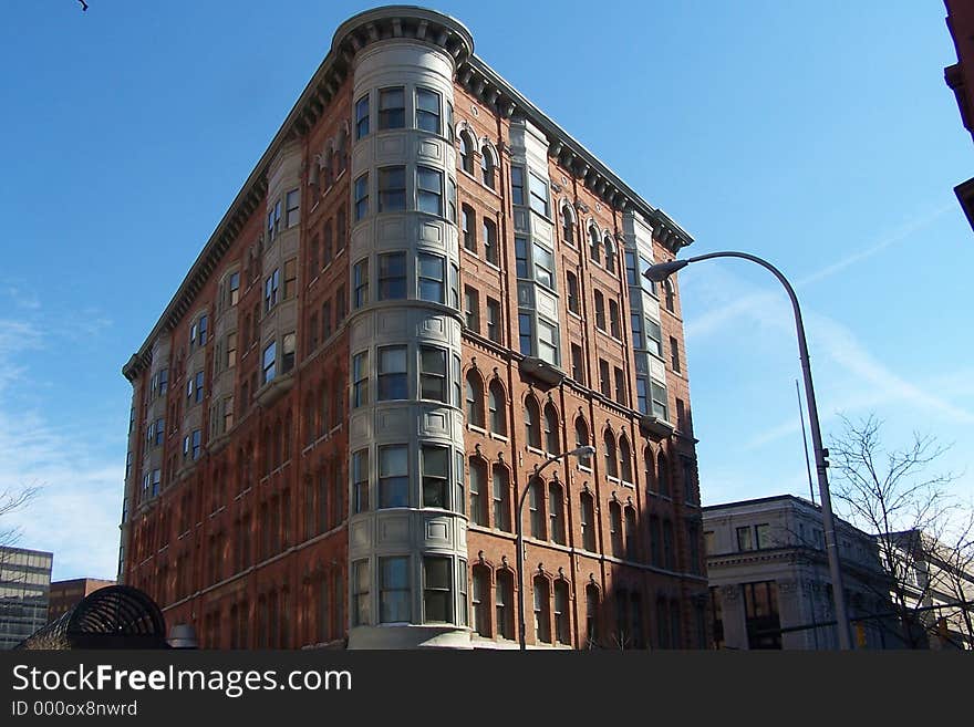 Triangle Shaped Building in Syracuse NY. Triangle Shaped Building in Syracuse NY